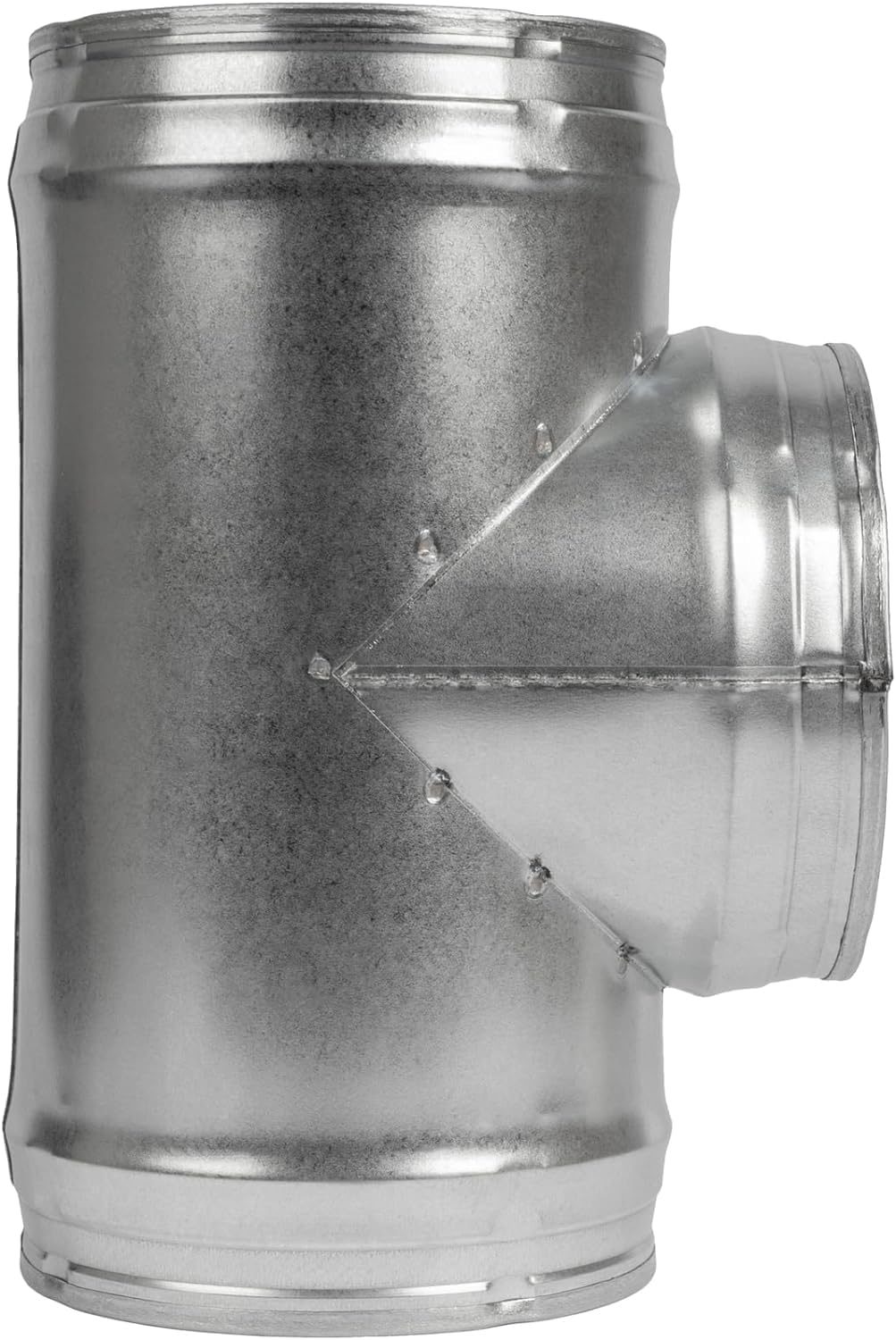 90°-rohrverteiler – 1 Stück – Verzinkter Stahl – Lüftungsanlage – Küche/bad – 15,2 Cm