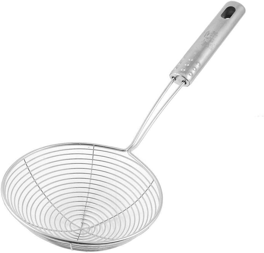 Küchenschaumlöffel – 1 Stück – Metall – Filtert Braten Und Pasta – Für Den Täglichen Gebrauch – 16 Cm, Silber