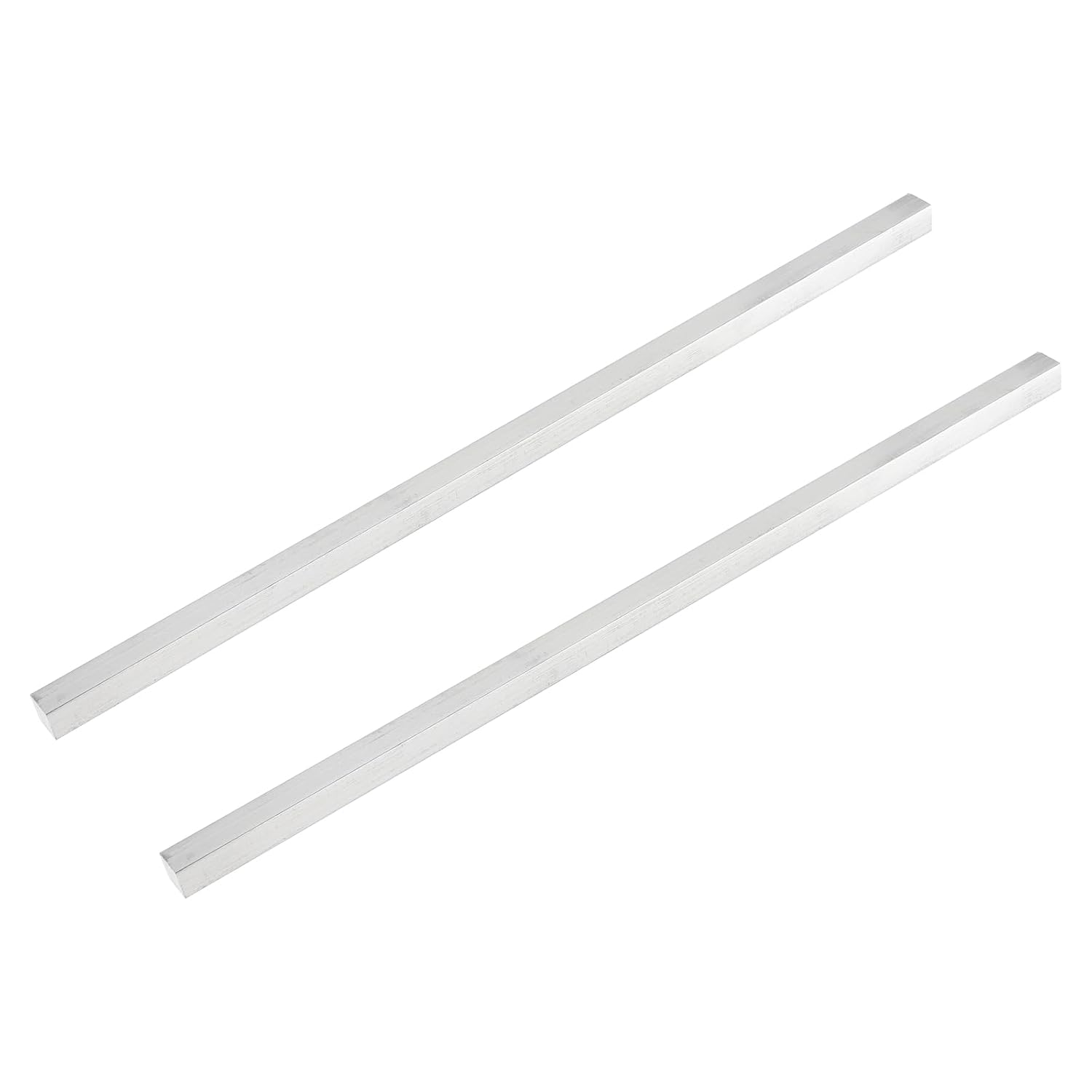 Vierkant-flachstange – 2 Stück – Aluminium 6061 – Korrosionsbeständig – Für Heimwerker Und Industrie – 305 X 10 X 10 Mm