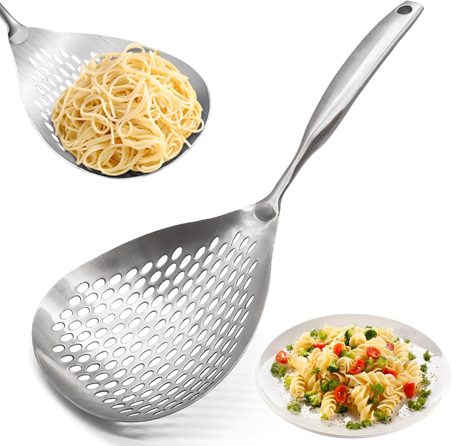 Schaumkelle Aus Edelstahl 304 – 1 Stück – Edelstahl – Braten Und Backen – Für Haushalt Und Gastronomie – 38 Cm