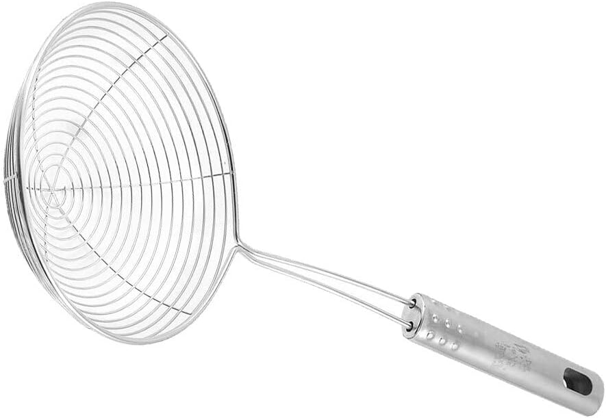 Edelstahl-schaumschöpfer – 1 Stück – Feinmaschig – Zum Braten Und Abtropfen – Für Küche Und Gastronomie – 30,7 Cm