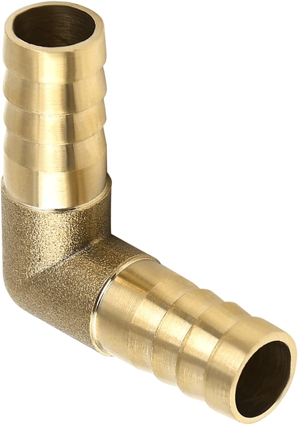 12-mm-winkelstück Aus Messing – 1 Stück – 90°-außengewinde – Für Kompressoren Und Rohrleitungen – 9,5 Mm Innendurchmesser