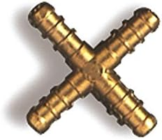 4-wege-gasanschluss Aus Messing, 10 Mm, Für Küche Und Heizung, Gummischlauch