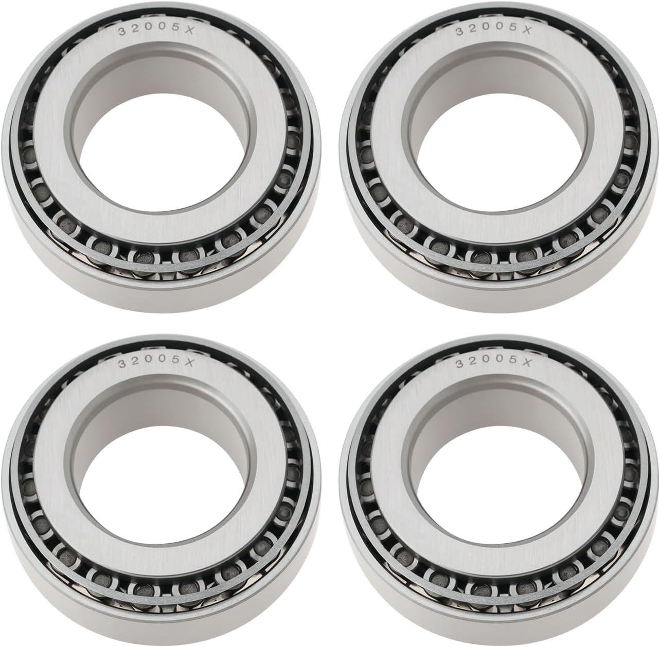 Satz Mit 4 Kegelrollenlagern 32005 25x47x15mm Abgedichtete Stahl-reibungslager Für Industrie- Und Automobilmaschinen