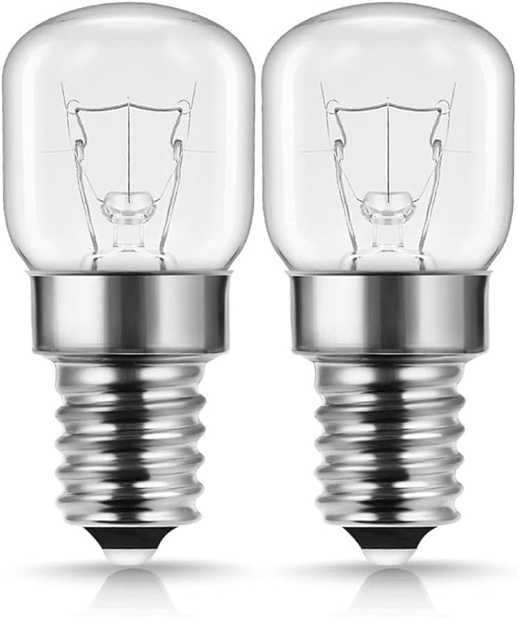 2er-pack E14 10w Warmweiß 2700k Dimmbare Glühbirnen Für Mikrowelle Und Salzkristalllampe