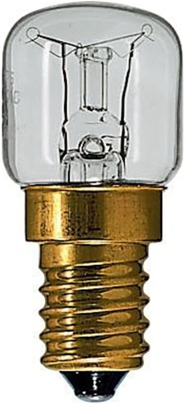2er-pack E14-backofenlampen (15 W), Hitzebeständig Bis 300 °c, Klarglas, Für Die Beleuchtung Von Haushaltsbacköfen