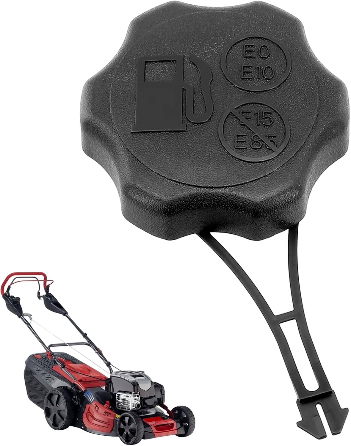 Schwarzer Kunststoff-tankdeckel Für 675exi 725exi Ersatzteile 594112 594061 Wasserdichter Rasenmähermotor