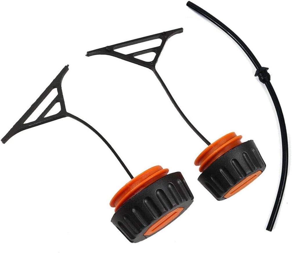 Tankdeckel Für Kraftstoff Und Öl Für Stihl Kettensägen, Kompatibel Mit Den Modellen 020-048. Komplettes Set Mit Filter Und Schlauch.