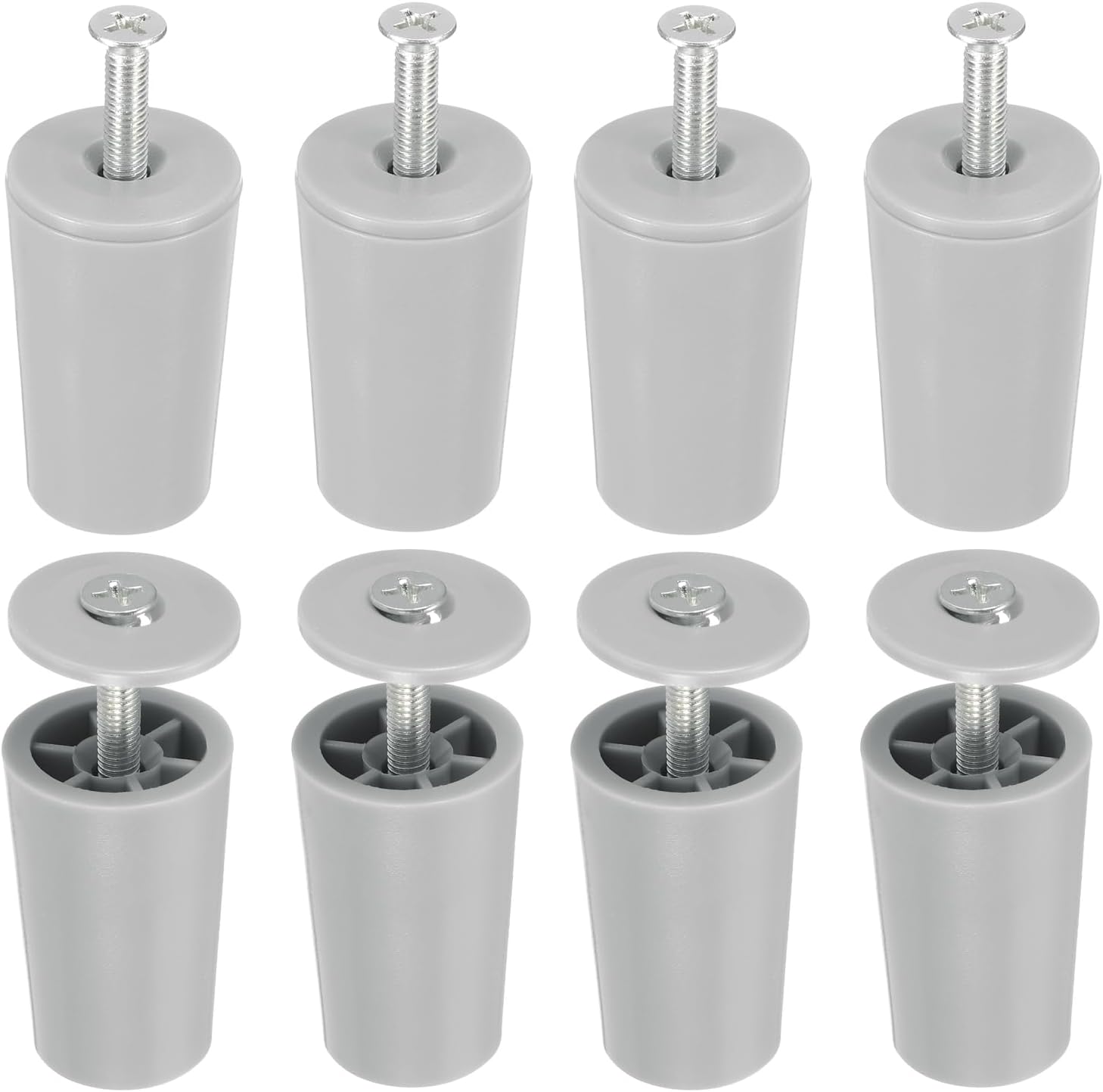 Rollladenstopper – 8 Stück – Abs-kunststoff – 40-mm-lamellenstopper – Für Manuelle Rollläden – Grau