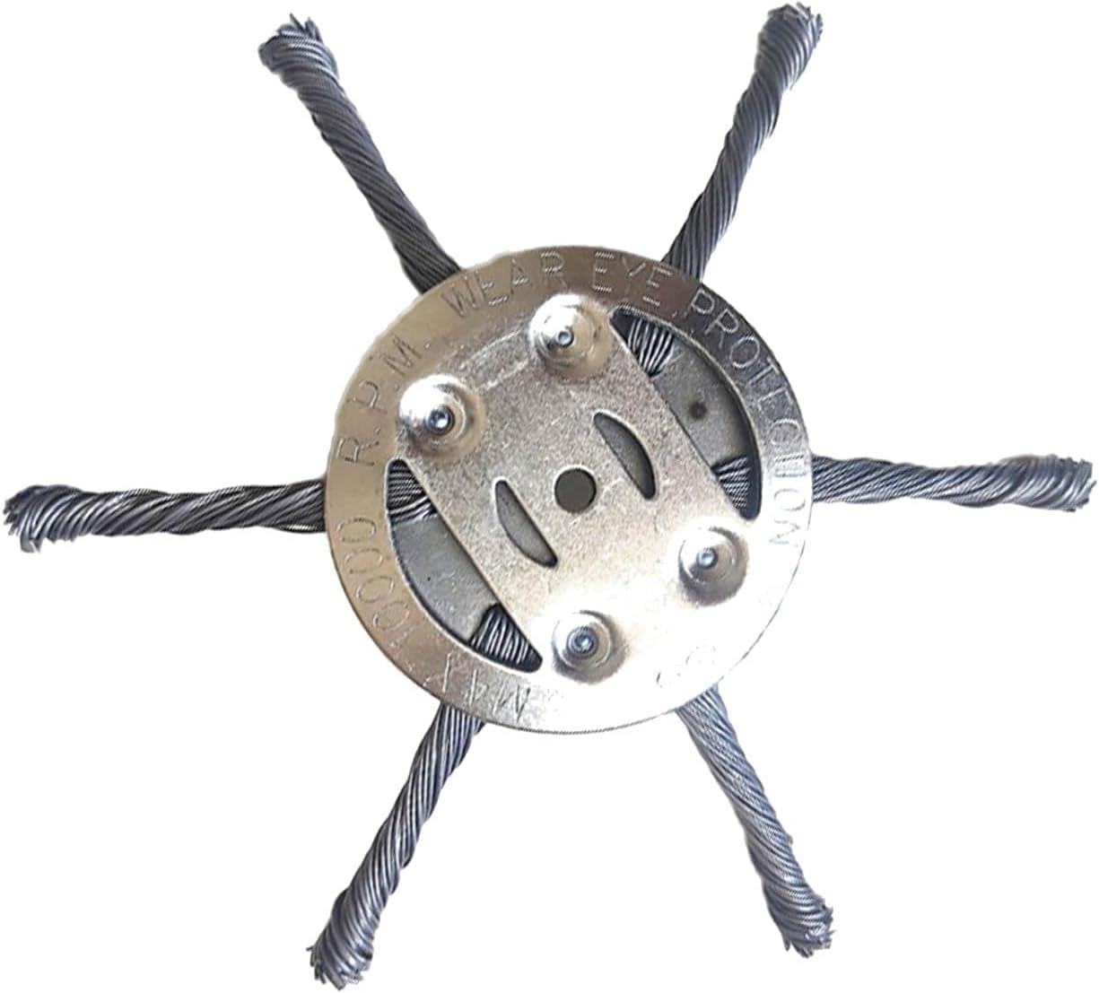 6-teiliges Set Aus 15 Cm Langen Stahldraht-trimmerköpfen Für Elektrische Rasenmäher, Zum Präzisen Jäten Von Gärten, Wegen Und Gepflasterten Flächen.