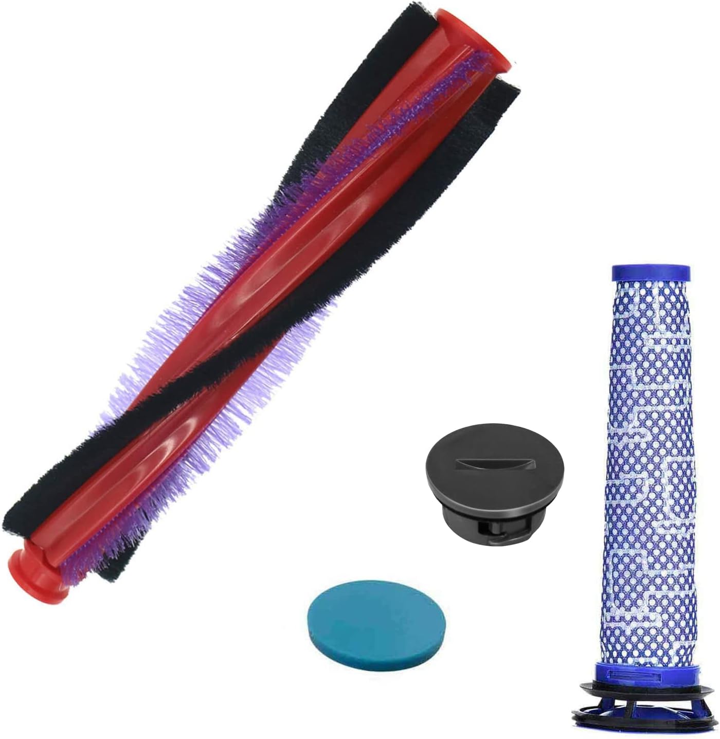 18,5 Cm Walzenbürste Für Dyson V6 – Komplettset Mit Filter Und Kappe