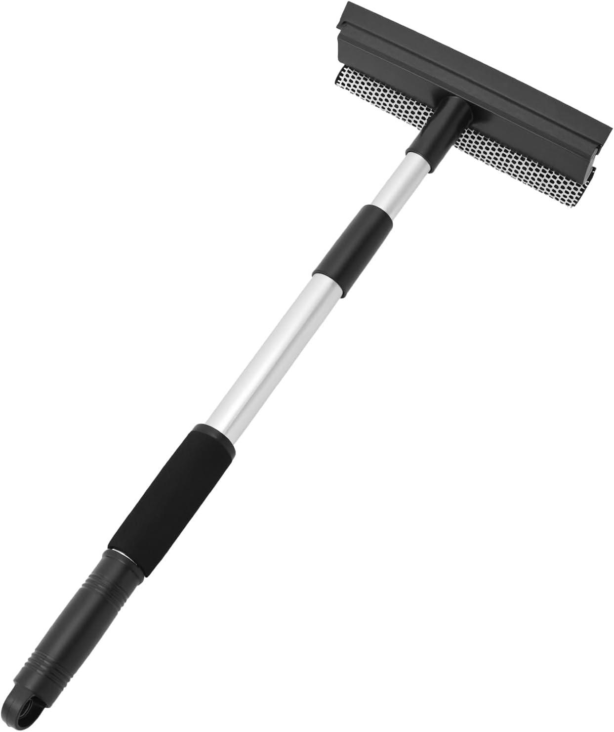 Fensterabzieher – 1 Stück – Aluminium Und Silikon – Teleskopstiel 48,5 Cm Bis 76 Cm – Auto- Und Fensterreinigung