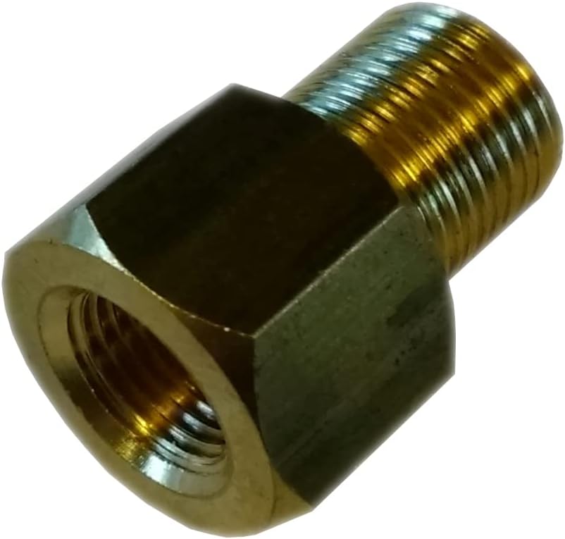 Sondenadapter – 1 Stück – Messing – Außen- Und Innengewinde – Für Manometer – 1/8 Npt Und M12x1,5
