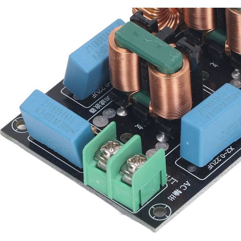 Filtre De Puissance Emi Emc 10a À 3 Étages, Monophasé Fcc, Module Anti-interférence, Alimentation Ac 110-250v