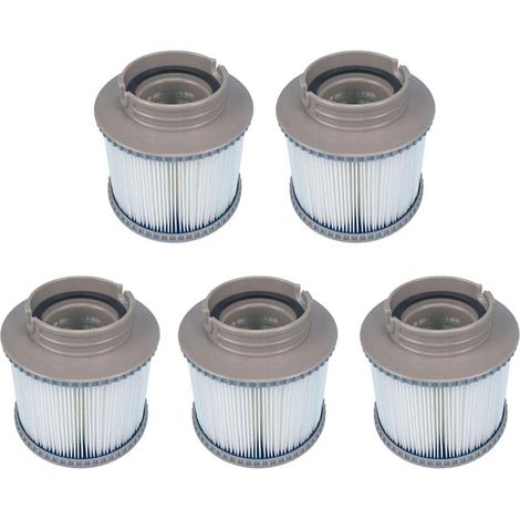 Lot De 5 Filtres De Rechange Pour Mspa Fd2089, Cartouche De Filtre Pour Pompe - Compatible Avec Les Piscines Hors Sol Et Les Spas