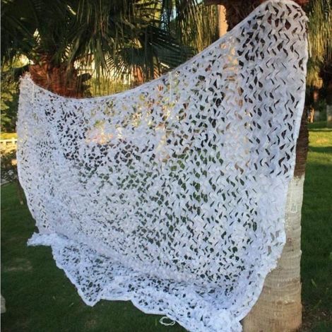 Tarnnetz – Rechteckiger Sonnenschutz – Weiß – 3 X 3 M