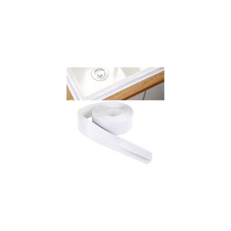 3,2 M X 3,8 Cm Selbstklebender Dichtungsstreifen Aus Pvc, Schimmelresistent, Für Badewannen, Badezimmer Und Küchen (weiß)