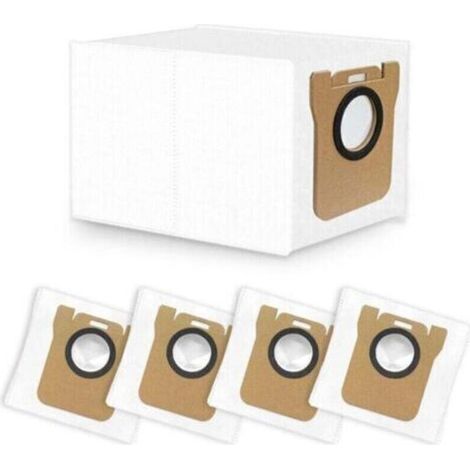 5 Staubbeutel Kompatibel Mit Xiaomi Saugrobotern 5/5 Pro / H40 / X20+ / X20 Max / X20 Pro / X10 / X10 Plus, Sowie Mit Dreame L10, L10s, L20 Und L30 Ultra 5 Zubehörbeutel Für Staubsauger