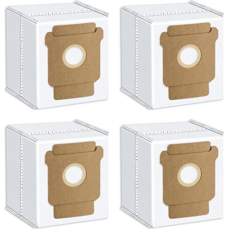 4er-pack Staubsaugerbeutel, Kompatibel Mit Irobot Roomba Combo 2 Essential Q0520, Roomba 105 Combo, Plus 405 Combo Und Plus 505 Combo