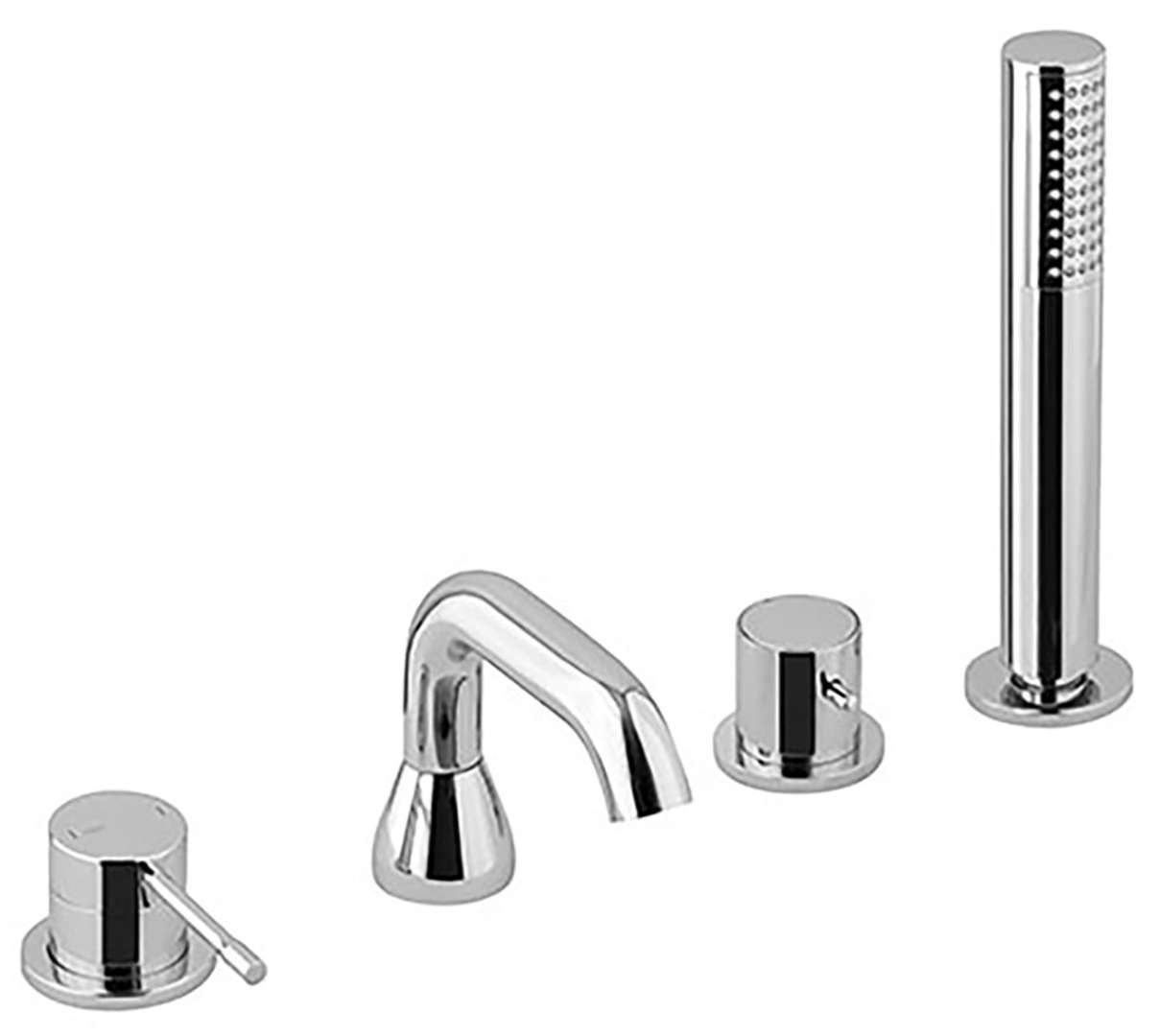 Sapho - Badewannenrandarmatur Blue, Chrom Butech4