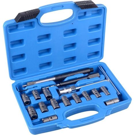 17-teiliges Professionelles Diesel-injektor-reinigungsset.
