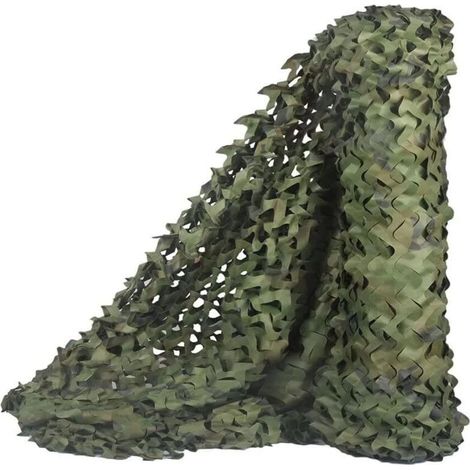 Großes Militär-tarnnetz – Ideal Für Jagd, Schatten, Tarnung, Dekoration, Sonnenschutz, Terrassenbeschattung – 1,53 M