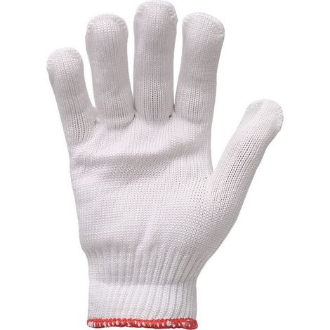 10 Baumwoll-arbeitshandschuhe, Geeignet Für Gartenarbeiten (m: 21 Cm)