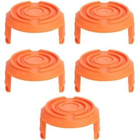Set Mit 5 Spulenkappen Für Rasentrimmer, Kompatibel Mit Worx Wa0010 -