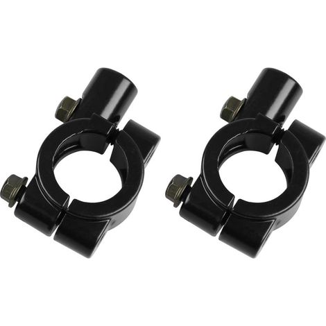Universelle Lenkerhalterung Für Spiegelhalterung M8 Aluminium 2 X 7/8" (22 Mm) Für Atv Quad Dirt Bike Pit Bike Pocket Bike Scooter Kawasaki Suzuki.