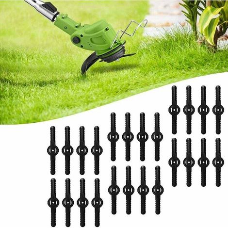Ersatzmesser Für 24-v-akku-rasenmäher Mit Metallklinge, Zubehör Für Elektrische Freischneider, Für Die Gartenpflege Mit Akku-rasenmähern, Kunststoffklinge