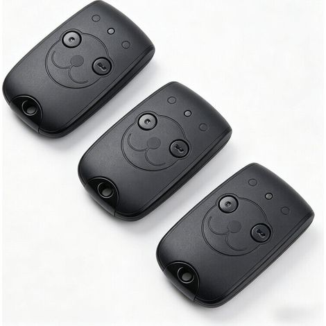 Dreier-set 2-kanal-fernbedienungen 1841026 Ns (433,42 Mhz) Zur Steuerung Von Zwei Motoren In Tor- Und Garagentoröffnern. Langlebige Lithiumbatterie.