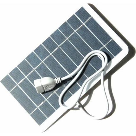 2w 5v Tragbares Solarpanel: Klein, Wasserdicht, Ideal Zum Campen Und Zum Aufladen Von Smartphones Mit Usb-anschluss.