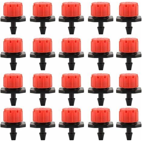 100 Stück Tropfer, Sprinklerdüsen, Gartenemitter, 360° Verstellbare Automatische Tropfbewässerung Für Pflanzen, Gewächshäuser, Rasenflächen, Heimwerkerprojekte