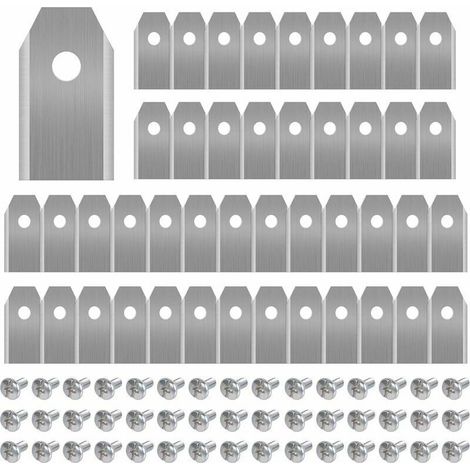 45 X 0,75 Mm Titan-rasenmähermesser – Passend Für Husqvarna, Gardena, Yardforce – 45 Schrauben Im Lieferumfang Enthalten – Ersatzmesser Für Die Modelle 105, 310, 315