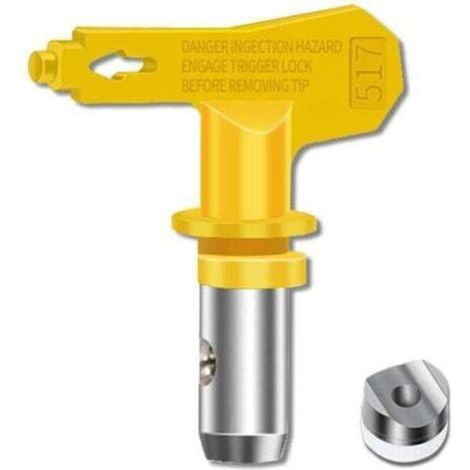 Airless-spritzpistolendüse, Hochdruck- Und Hitzebeständig, Set Mit 6 Dichtungen, Kompatibel Mit Farbspritzpistolen Von Graco, Titan, Wagner Usw. (typ 515, 517, 519, 521, 523, 525)