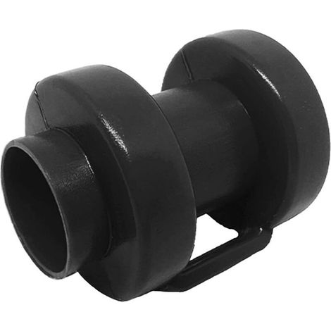 Set Mit 8 Trampolinstangen-endkappen, 25 Mm Durchmesser, Schwarz, Für Trampolinnetzheringe