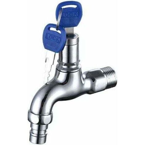 Diebstahlsicherer Gartenwasserhahn Aus Messing, Abschließbarer Gartenwasserhahn Für Waschmaschine