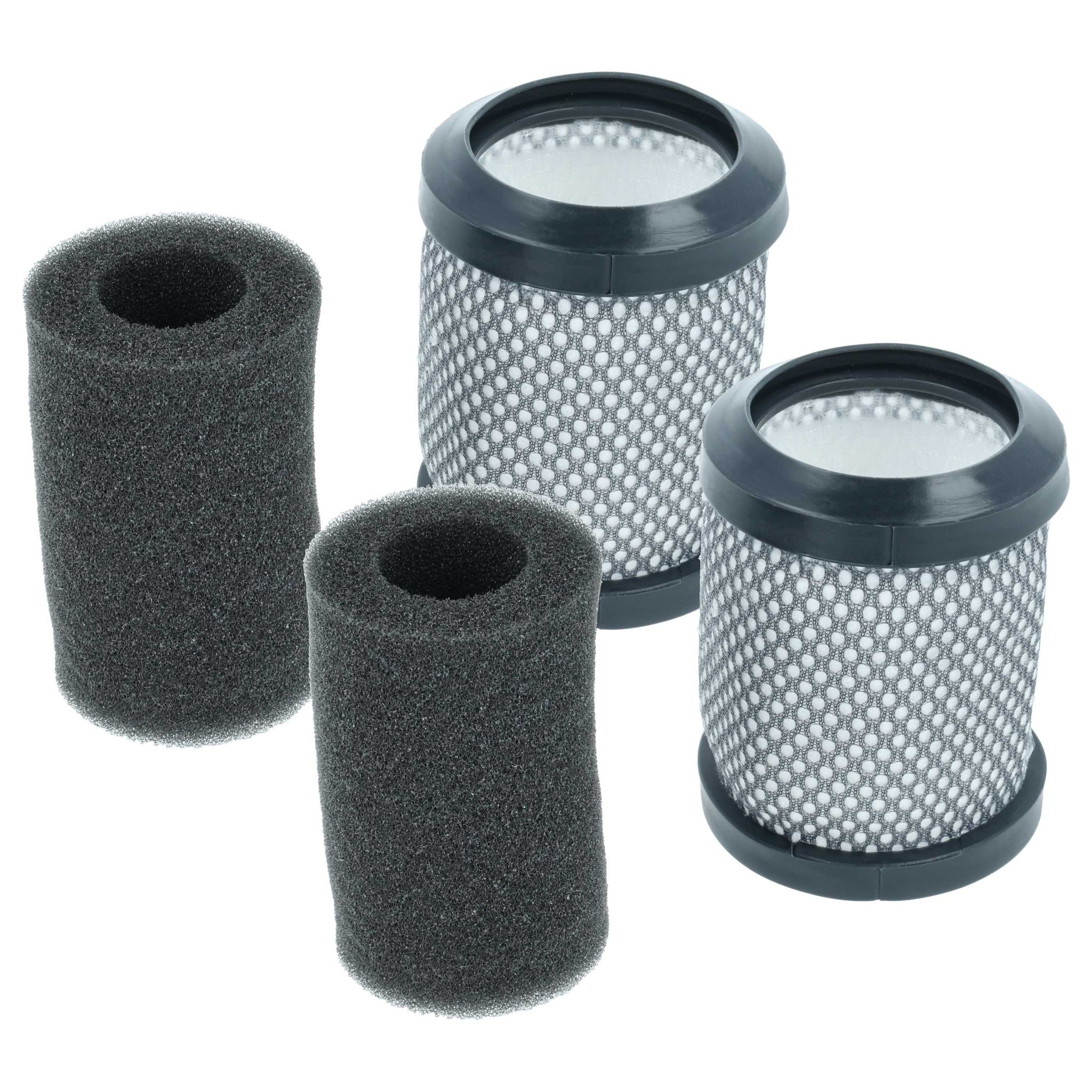 Vhbw 2x Staubsaugerfilter Kompatibel Mit Hoover Hf122rh011 Hf122rfb001, Hf122rdd001, Hf122pta011, Hf122rh Staubsauger - Abluftfilter Grau