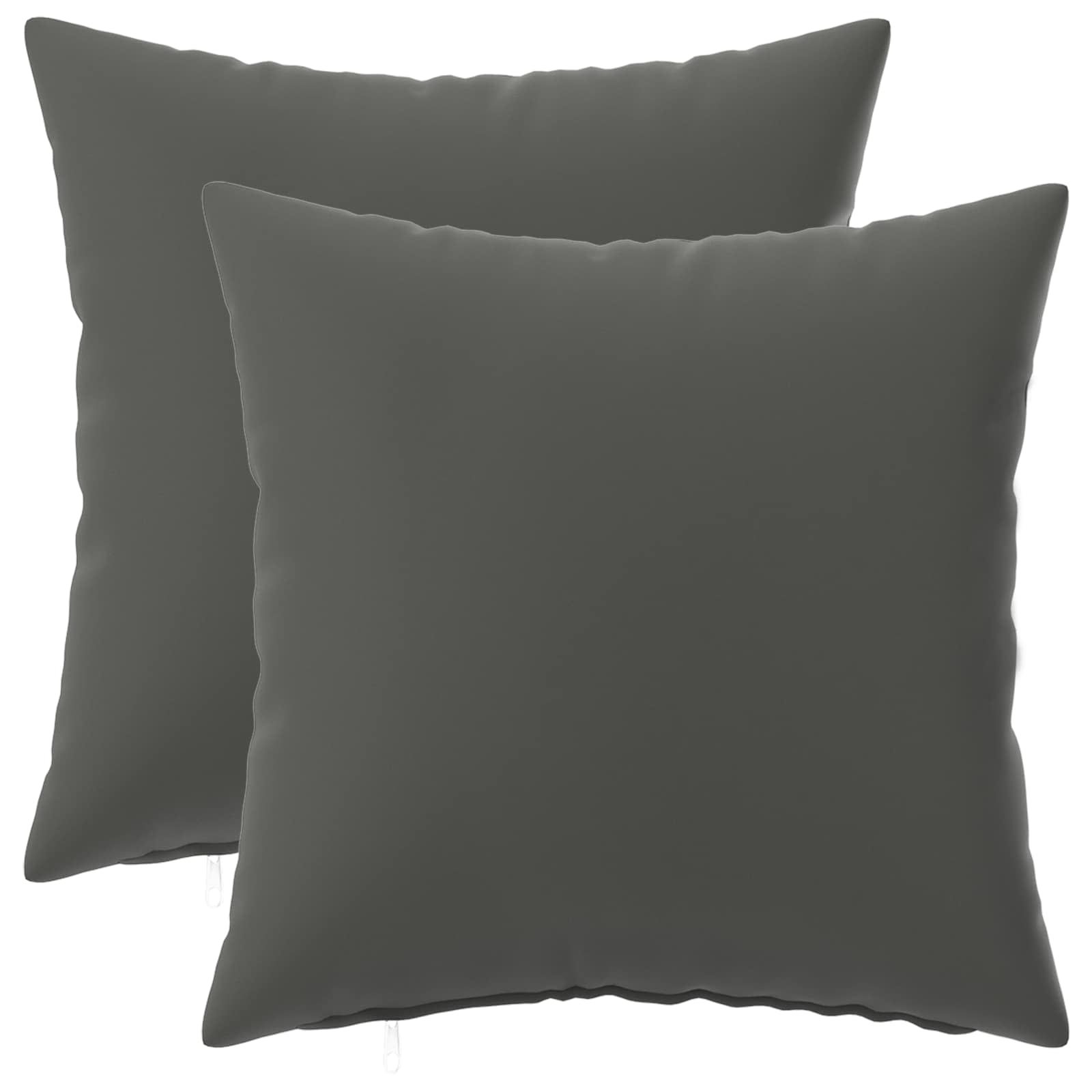 Kissen 2 Stk. Heerlen Anthrazit 50 X 50 Cm Polyester Vidaxl