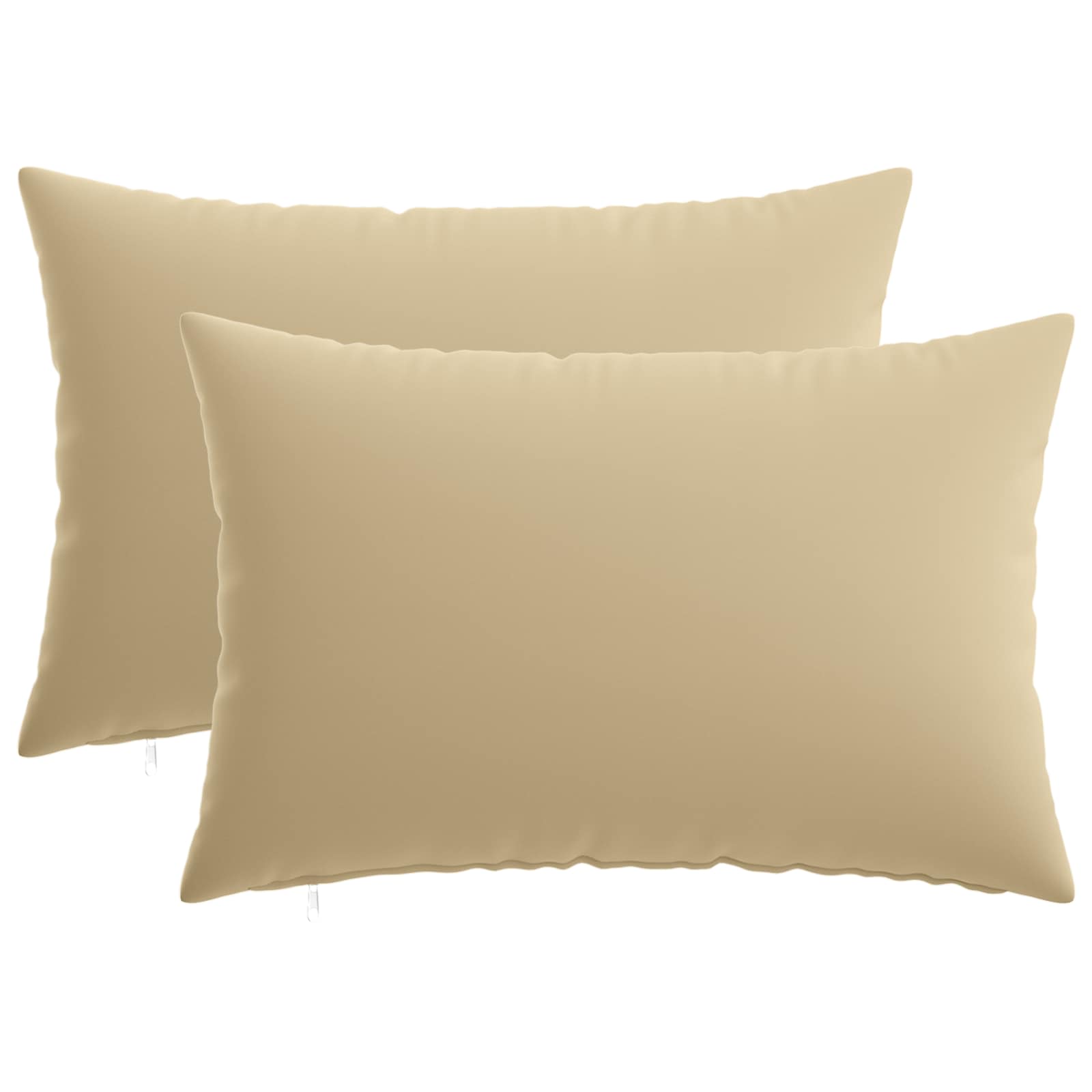 Kissen 2 Stk. Heerlen Beige 40 X 60 Cm Polyester Vidaxl