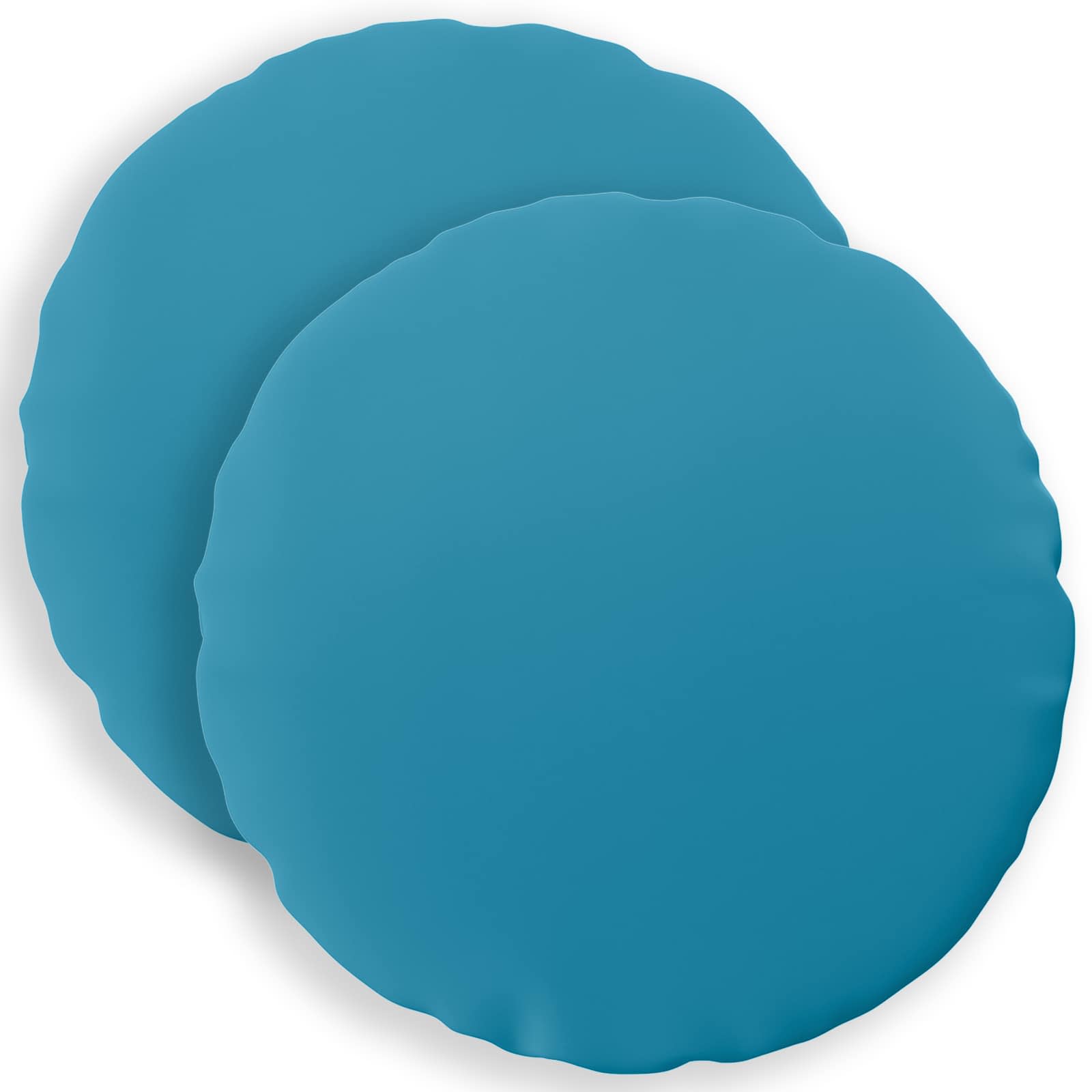 Kissen 2 Stk. Heerlen Himmelblau Ø 30 Cm Polyester Vidaxl