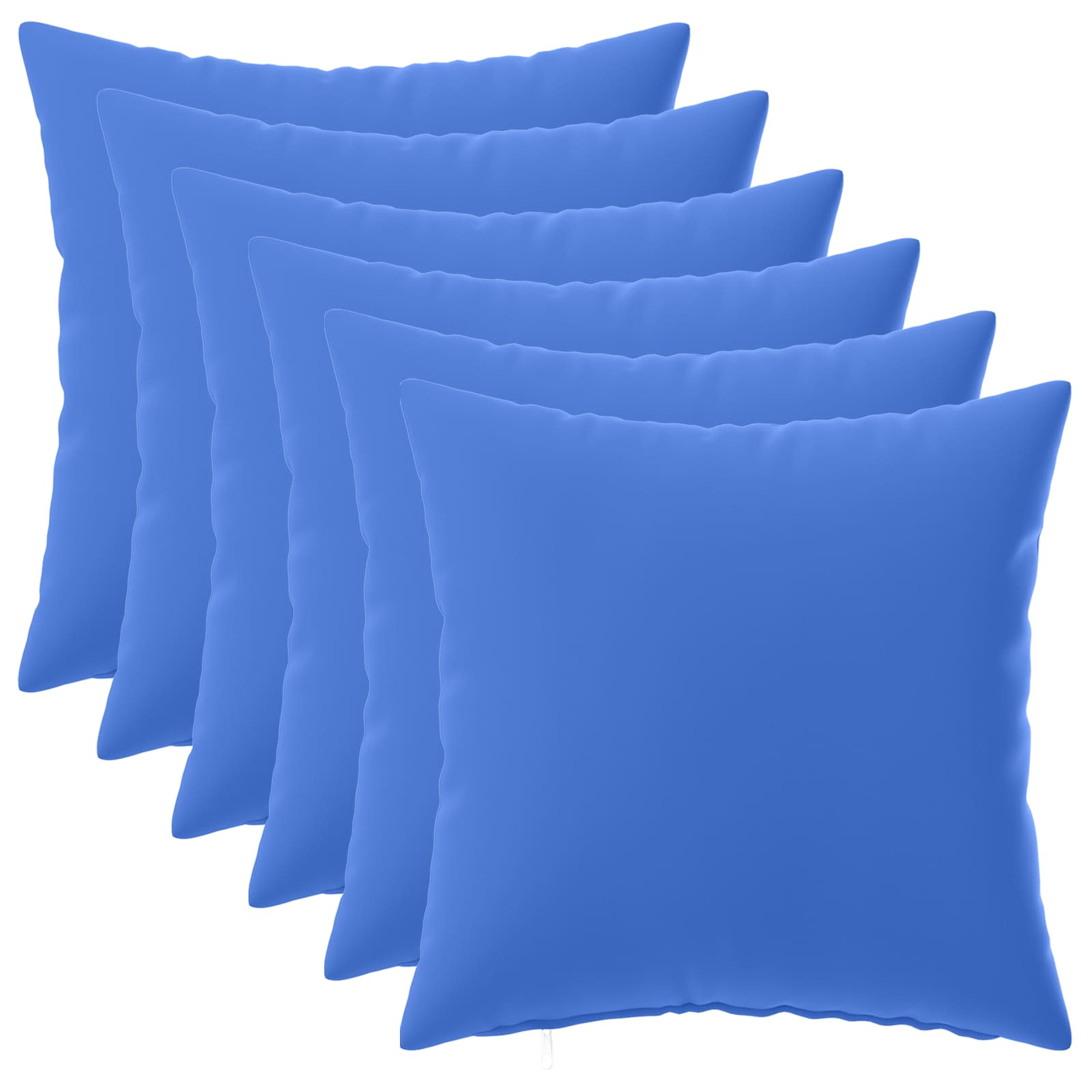 Kissen 6 Stk. Heerlen Königsblau 35 X 35 Cm Polyester Vidaxl