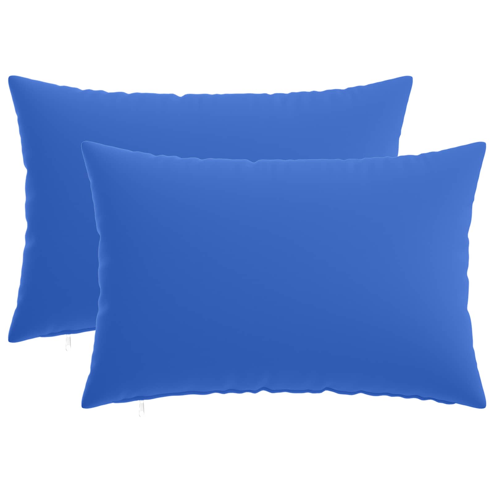 Kissen 2 Stk. Heerlen Königsblau 50 X 75 Cm Polyester Vidaxl