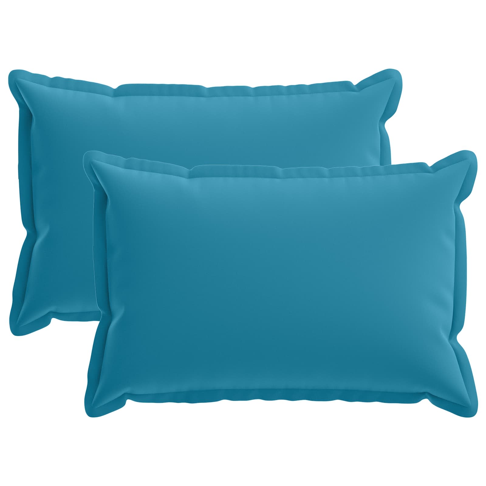 Kissen 2 Stk. Houten Himmelblau 50 X 75 Cm Polyester Vidaxl