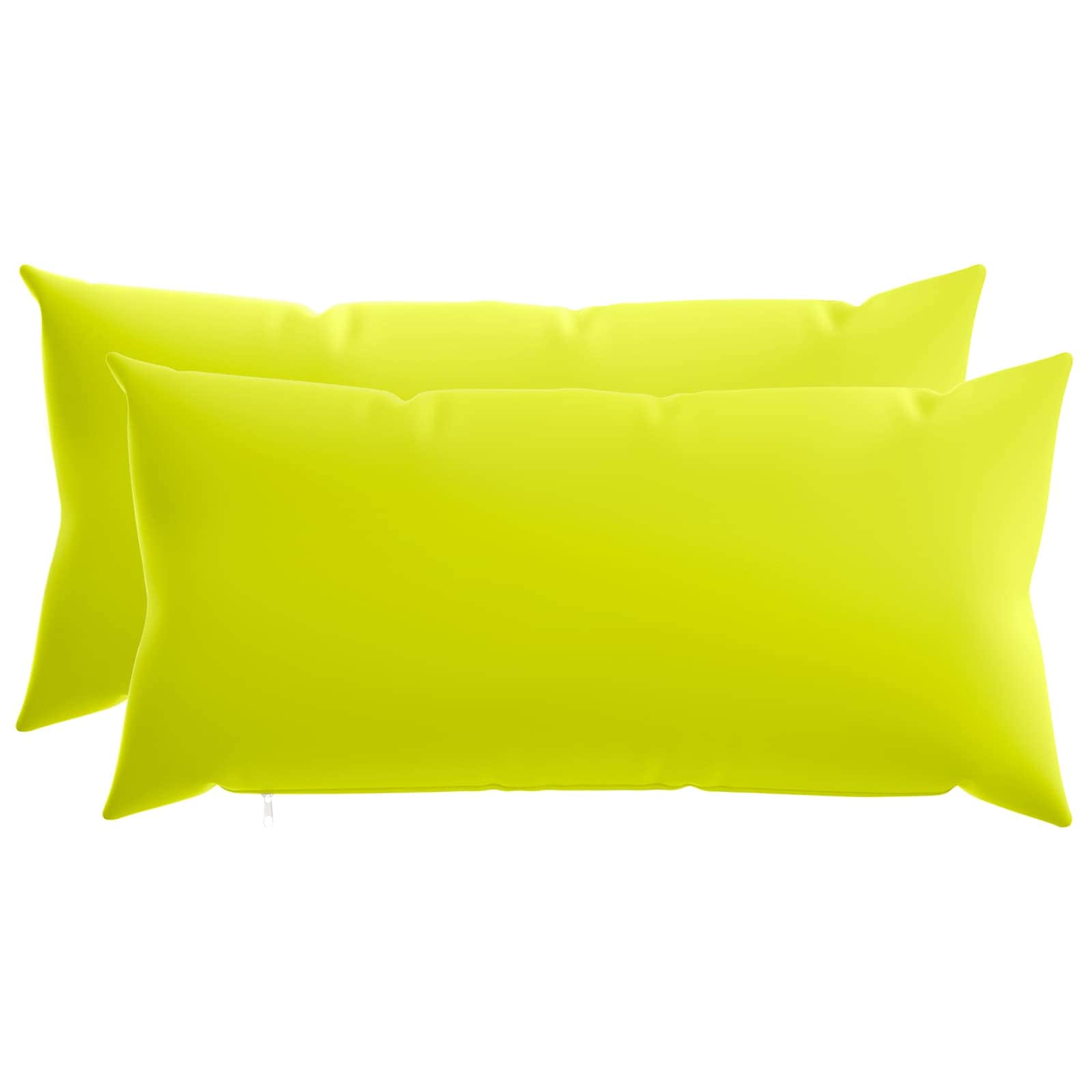 Kissen 2 Stk. Heerlen Hellgrün 40 X 70 Cm Polyester Vidaxl