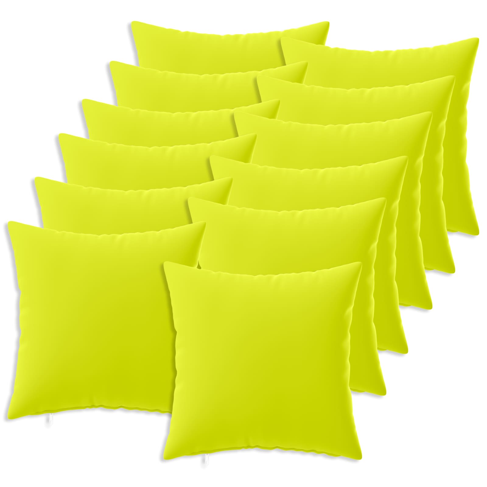 Kissen 12 Stk. Heerlen Hellgrün 45 X 45 Cm Polyester Vidaxl