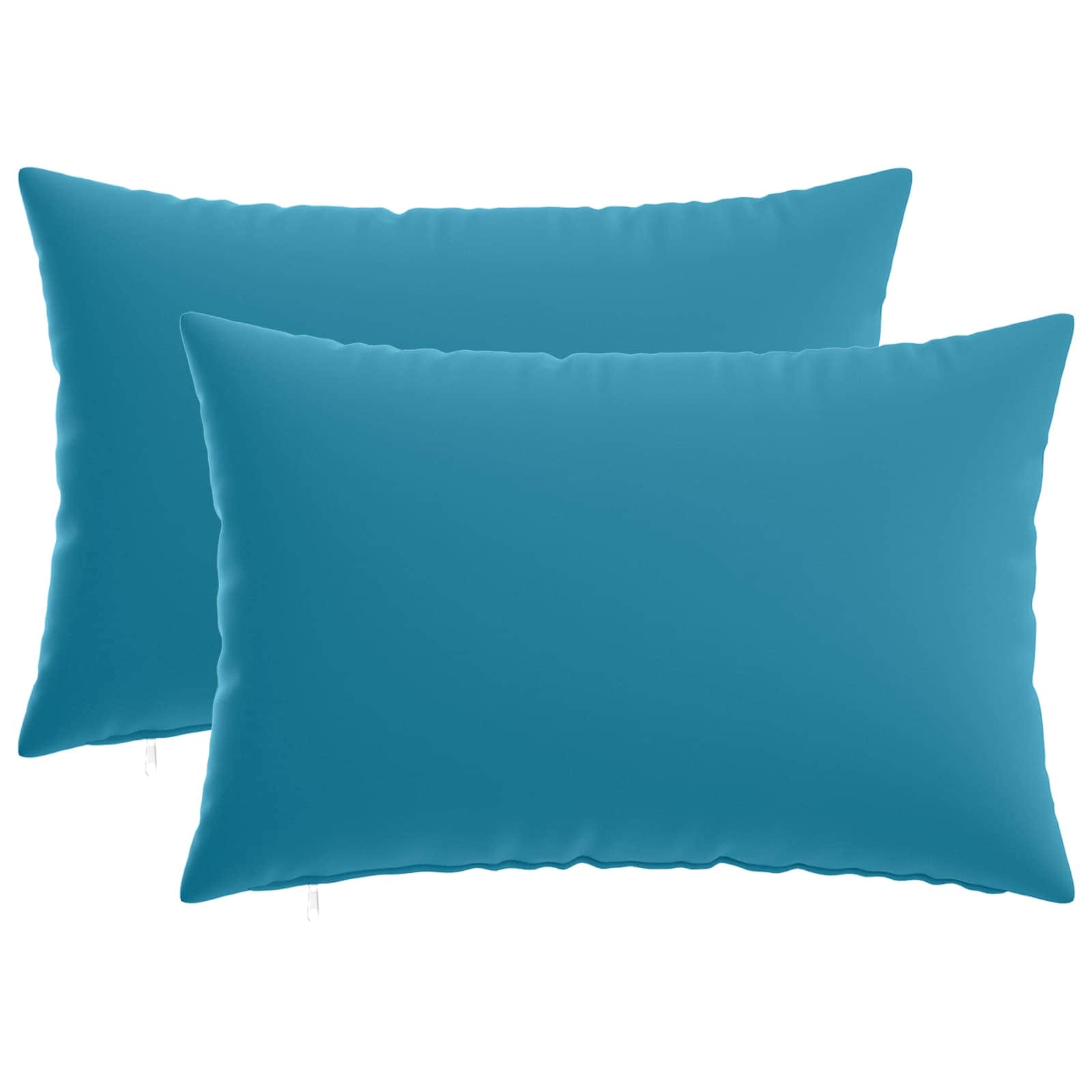 Kissen 2 Stk. Heerlen Himmelblau 40 X 60 Cm Polyester Vidaxl