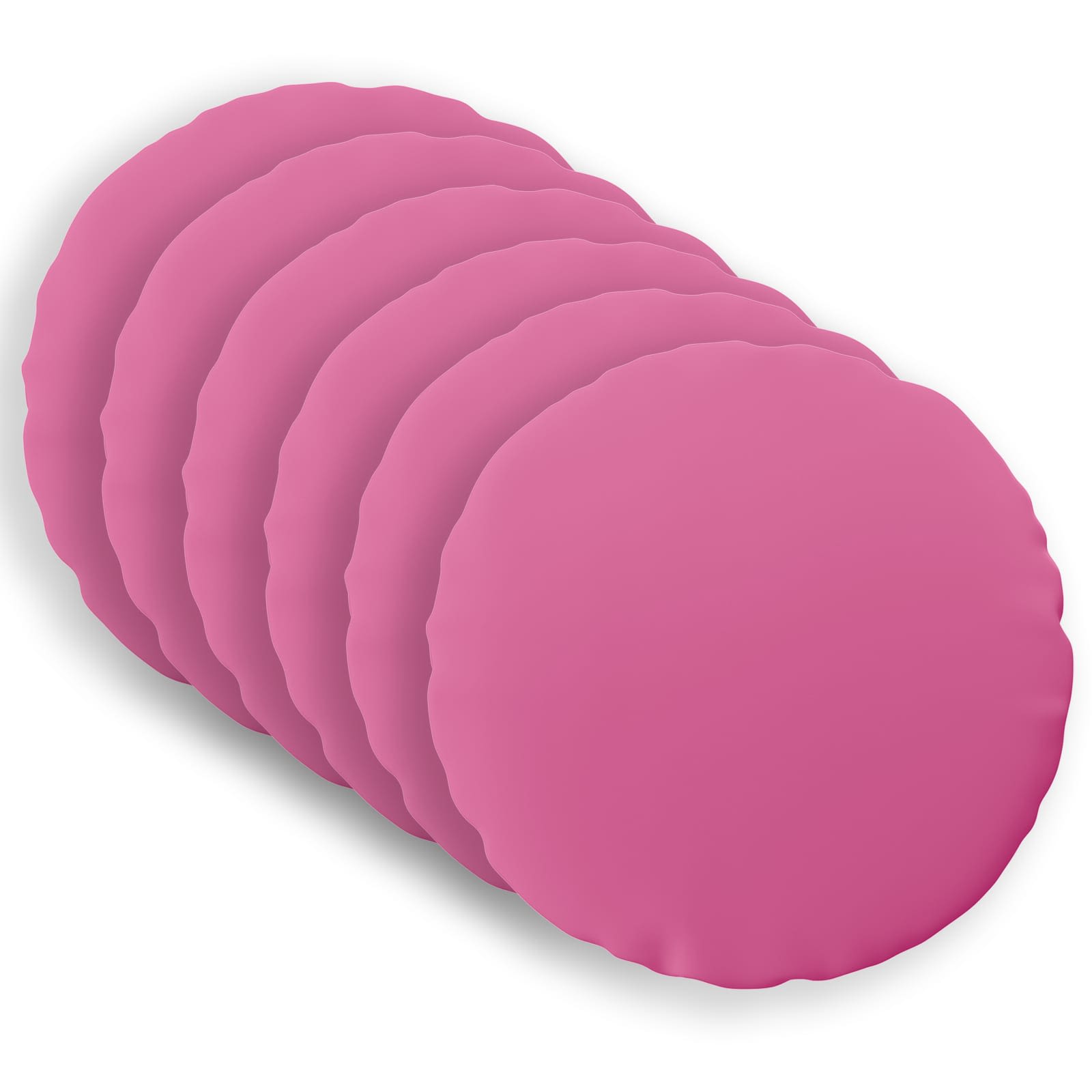 Kissen 6 Stk. Heerlen Rosa Ø 40 Cm Polyester Vidaxl
