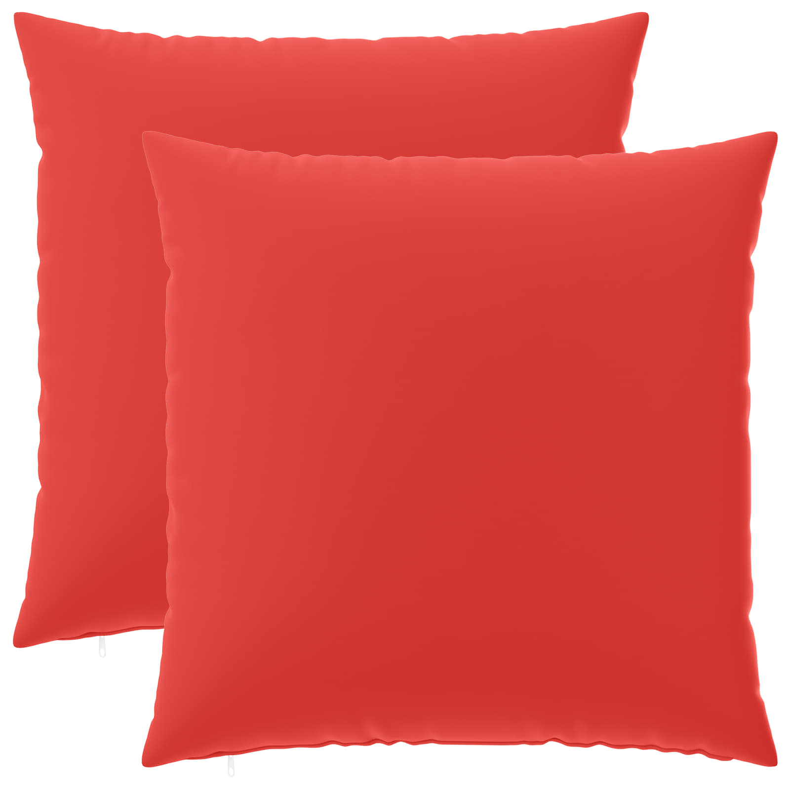 Kissen 2 Stk. Heerlen Rot 55 X 55 Cm Polyester Vidaxl