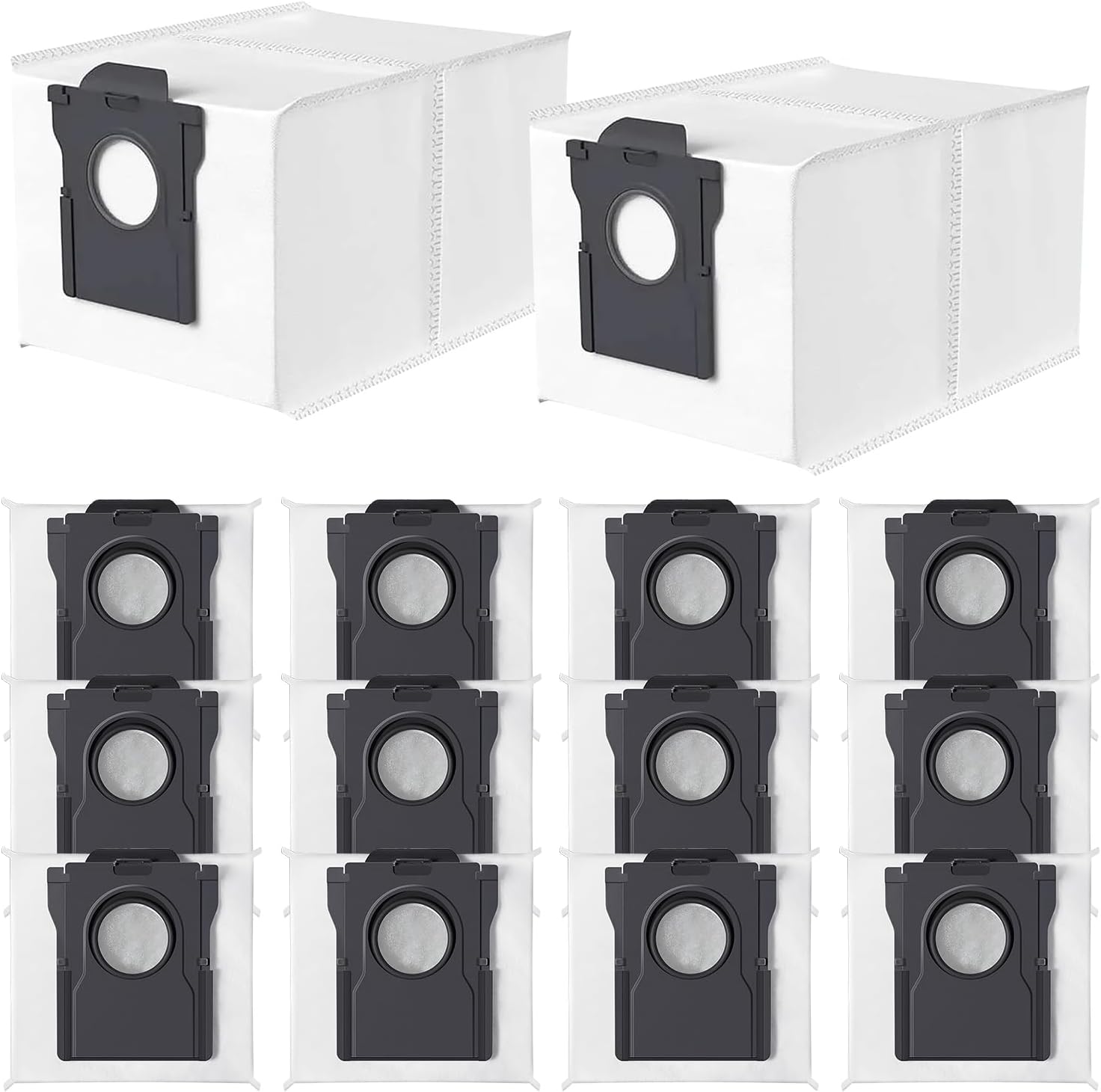 Staubbeutel – 14 Stück – Vliesstoff – 99 % Filterleistung – Für Dreame L10s, L40, X50, Mova – 3,2 L